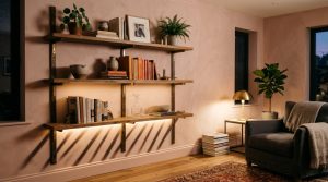 The Gallery Rail Renaissance: Mastering Structural Proportions In Bespoke Living Room Shelving – Visual 3