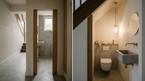 The Geometry Of The Void: Architectural Blueprints For Precision Powder Rooms Under Stairs – Visual 5