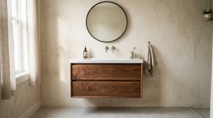 The Gravity Defying Washroom: Architectural Floating Vanity Ideas For Small Bathrooms That Expand Square Footage – Visual 8