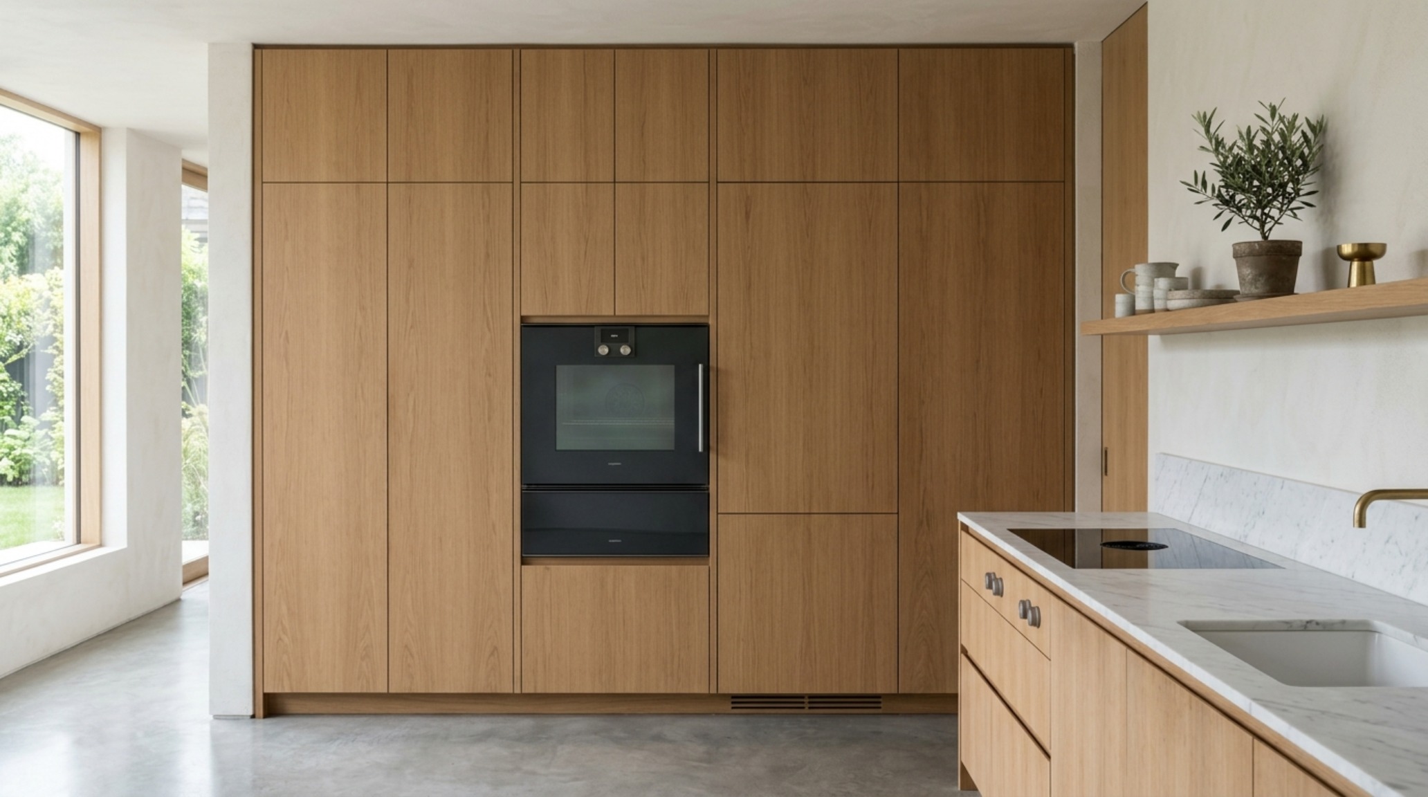 integrated kitchen appliance trends featuring a hidden dishwasher and a built-in convection oven flush with the surrounding cabinetry integrated kitchen appliance trends featuring a hidden dishwasher and a built-in convection oven flush with the surrounding cabinetry