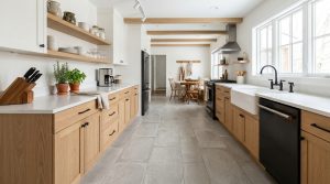 The Grid And The Grain: Engineering Spatial Flow With Advanced Tile Designs For Kitchen Floors – Visual 9