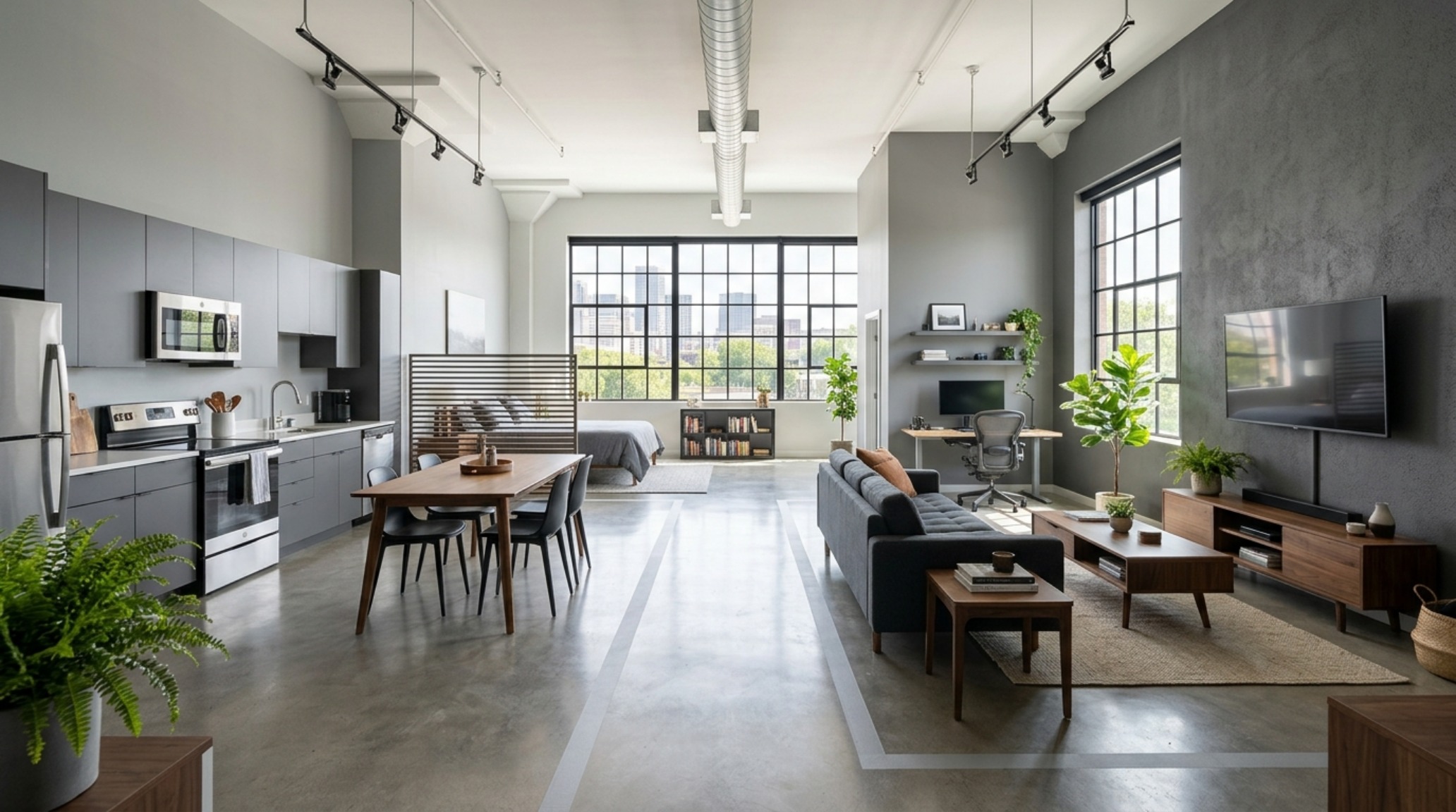 Spatial layout of a multi-functional apartment showing how sophisticated home aesthetics are achieved through neutral color theory and proper clearances. Spatial layout of a multi-functional apartment showing how sophisticated home aesthetics are achieved through neutral color theory and proper clearances.