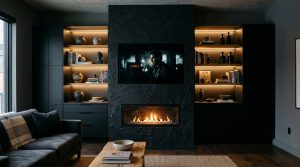 The Monolithic Anchor: Mastering Architectural Proportions In Floor To Ceiling Stone Fireplace Design – Visual 9