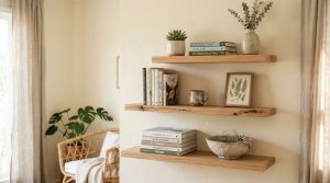 The New Geometry: Mastering Asymmetrical Rhythm And Proportional Flow In Living Room Floating Shelves – Visual 2