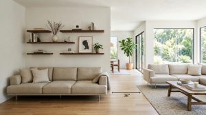 The New Geometry: Mastering Asymmetrical Rhythm And Proportional Flow In Living Room Floating Shelves – Visual 5