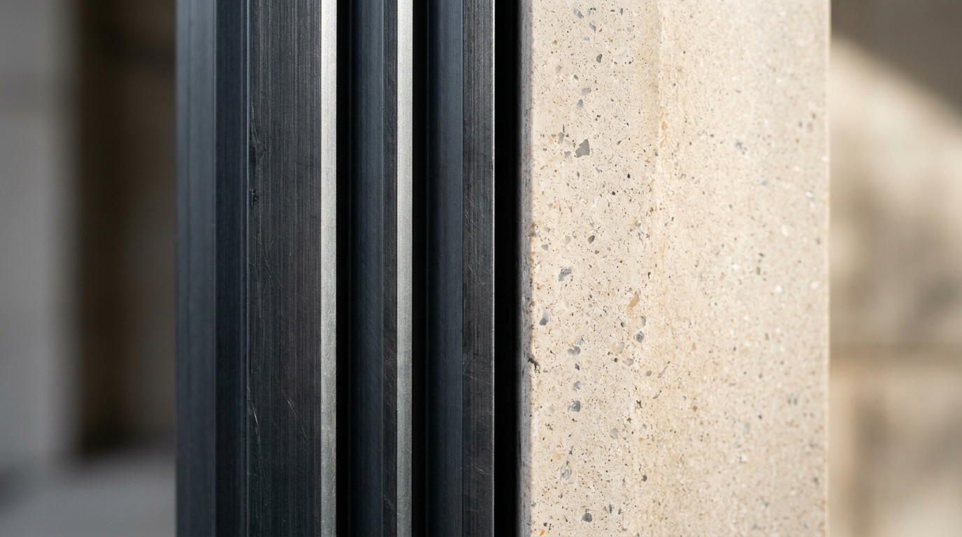 Macro detail of fluted white oak and matte aluminum textures from the Walmart June 2026 collection, emphasizing tactile grounding and modern materiality. Macro detail of fluted white oak and matte aluminum textures from the Walmart June 2026 collection, emphasizing tactile grounding and modern materiality.