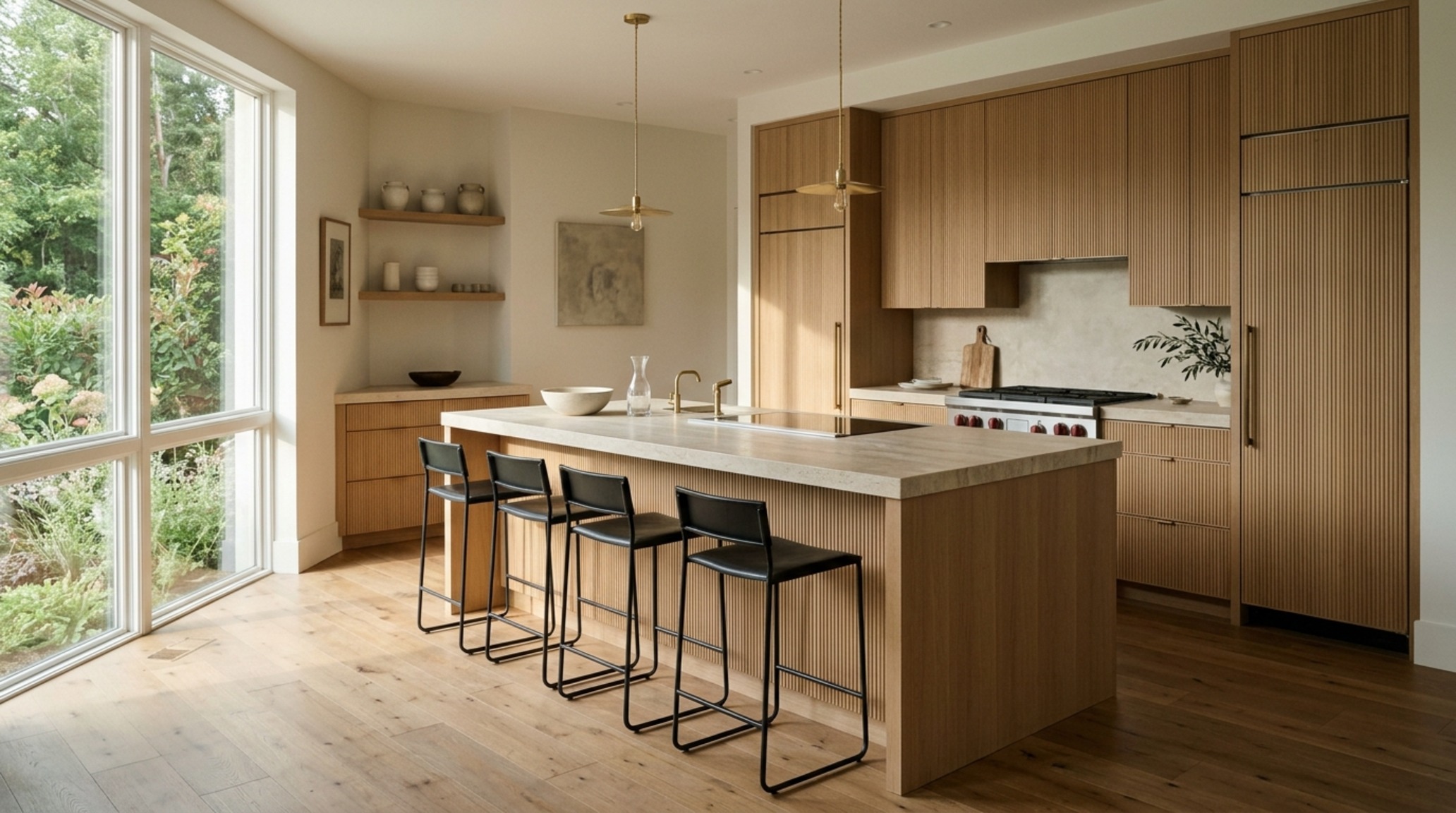 how to design a house layout featuring a professional kitchen with 42-inch clearances and a strategic wet wall plumbing stack how to design a house layout featuring a professional kitchen with 42-inch clearances and a strategic wet wall plumbing stack
