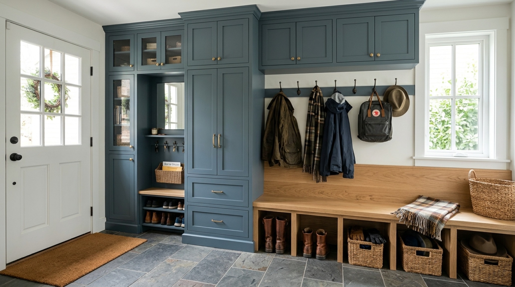 DIY house architecture blueprint for a mudroom with ergonomic bench heights and integrated storage for spatial efficiency DIY house architecture blueprint for a mudroom with ergonomic bench heights and integrated storage for spatial efficiency