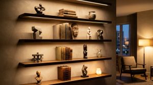 The Sensory Shelfie: Mastering Raw Textures And 2700K Ambient Lighting Moods – Visual 4