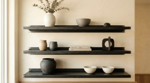 The Sensory Shelfie: Mastering Raw Textures And 2700K Ambient Lighting Moods – Visual 7