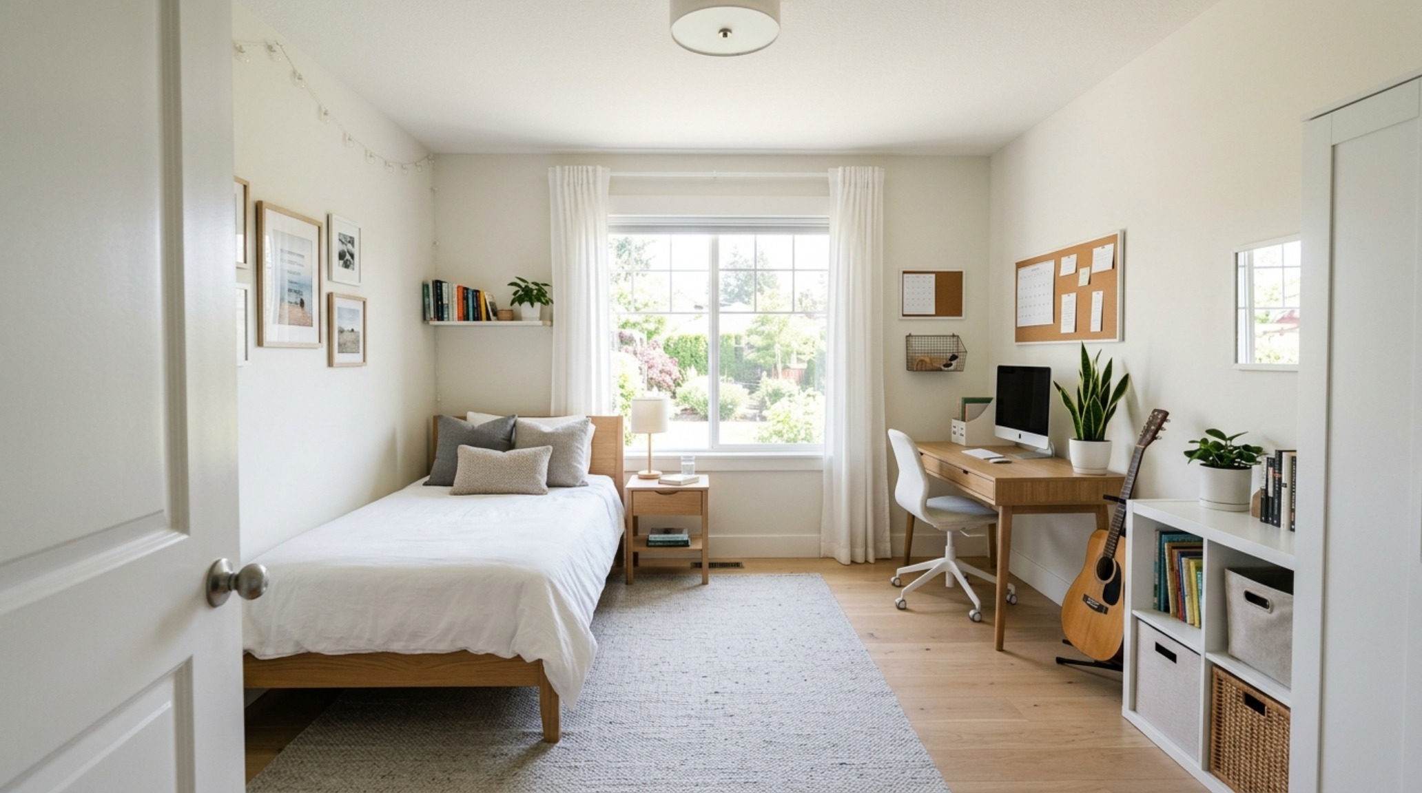 small teenage bedroom ideas focusing on a 36-inch central walkway and sightline alignment toward a minimalist window view. small teenage bedroom ideas focusing on a 36-inch central walkway and sightline alignment toward a minimalist window view.