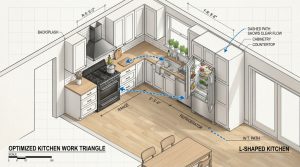 The Social Spine: Why L Shaped Kitchen Floor Plans Are The Anchor Of Modern Open Concept Living – Visual 5