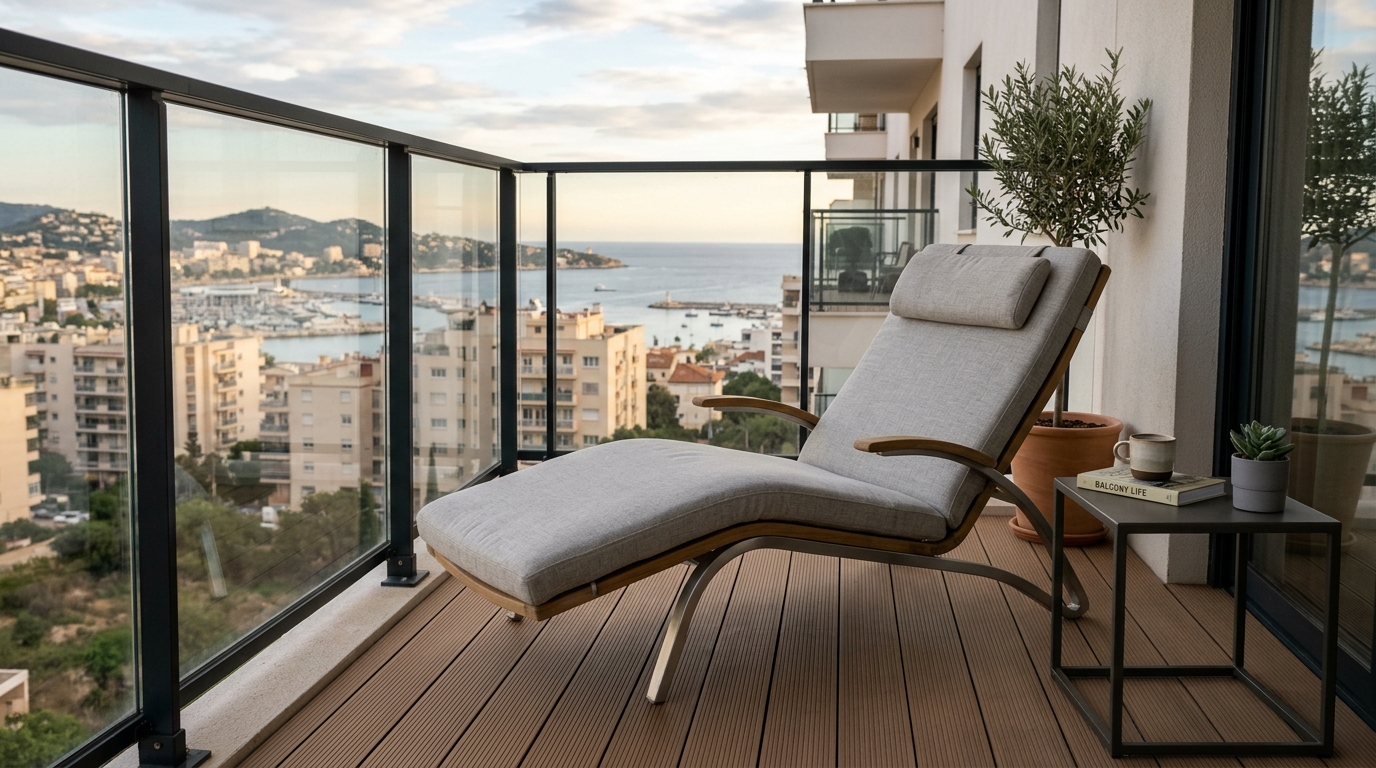 Architectural detail of a 105-degree tilt lounge chair designed for maximum ergonomic comfort in a small footprint. Architectural detail of a 105-degree tilt lounge chair designed for maximum ergonomic comfort in a small footprint.