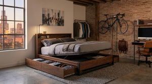 The Structural Silhouette: Engineering Spatial Flow With Bachelor Bedroom Furniture – Visual 6