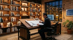 The Structural Syntax: Reclaiming Spatial Integrity With Professional Architect Desks – Visual 5