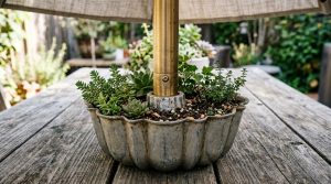 The Tactile Aesthetic Of Bundt Pan Patio Umbrella Planter Hack: Materials, Moods & Lighting Kelvin – Visual 13