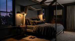 The Tactile Aesthetic Of Canopy Bed: Materials, Moods & Lighting Kelvin – Visual 3