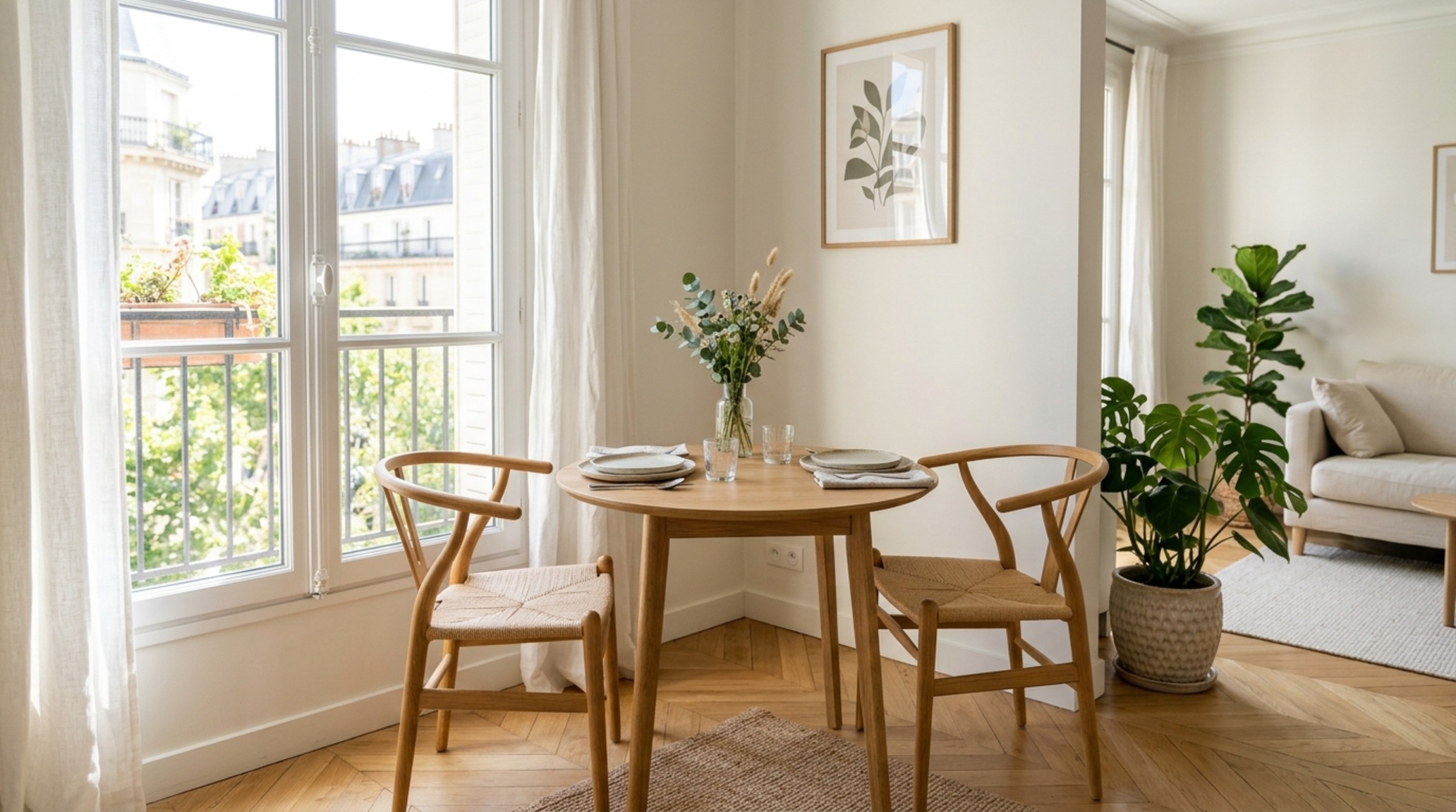 small space inexpensive apartment decorating ideas displaying a round marble bistro table with 30-inch chair clearance in a compact sunlit dining nook. small space inexpensive apartment decorating ideas displaying a round marble bistro table with 30-inch chair clearance in a compact sunlit dining nook.