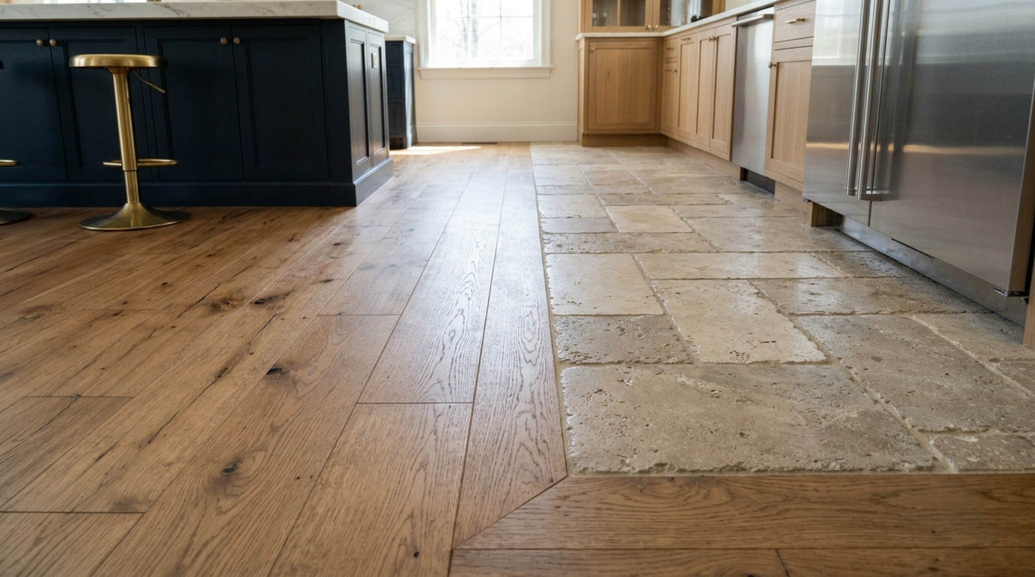 luxury l shaped kitchen floor plans textures with wide-plank European oak flooring providing a grounded organic foundation to the space. luxury l shaped kitchen floor plans textures with wide-plank European oak flooring providing a grounded organic foundation to the space.