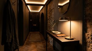 The Tactile Aesthetic Of Narrow Entryway: Materials, Moods & Lighting Kelvin – Visual 4