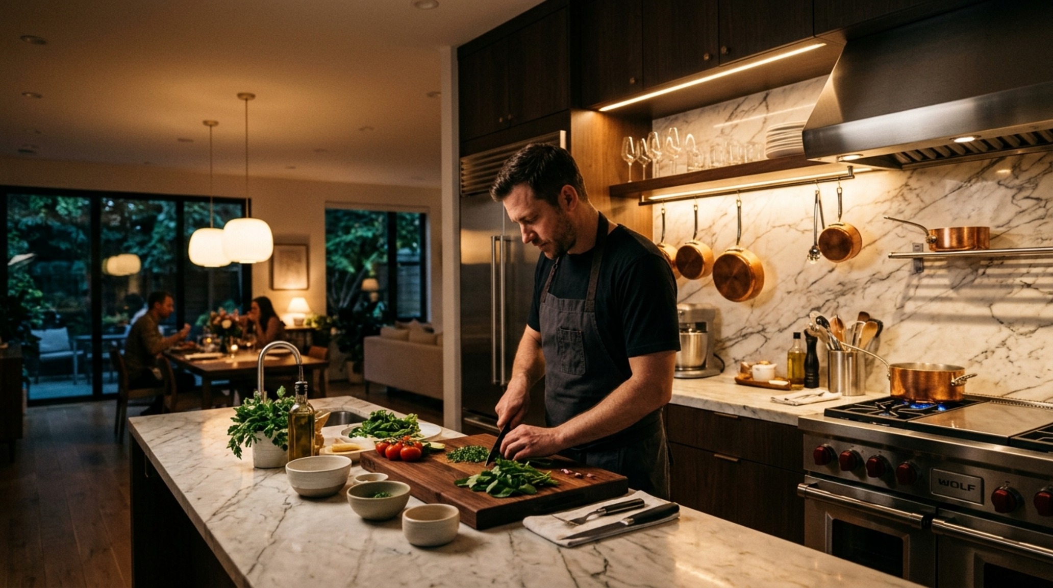 open floor plan homes lighting guide focusing on high CRI 90+ integrated cabinet lighting in a minimalist chef's kitchen open floor plan homes lighting guide focusing on high CRI 90+ integrated cabinet lighting in a minimalist chef's kitchen