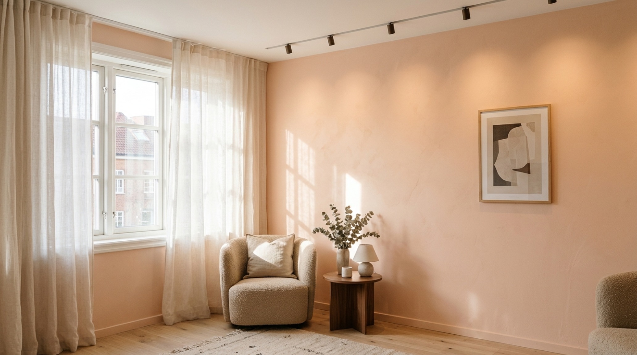 teenage girl paint bedroom ideas lighting guide showcasing high-CRI recessed lighting and sheer linen window treatments