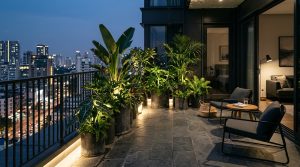The Tactile Aesthetic Of Tropical Patio Balcony: Materials, Moods & Lighting Kelvin – Visual 17