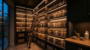The Tactile Aesthetic Of Walk In Pantry Organization: Materials, Moods & Lighting Kelvin – Visual 3