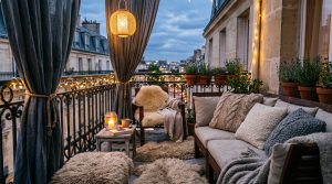 The Tactile Aesthetic Of Winter Terrace Balcony: Materials, Moods & Lighting Kelvin – Visual 10