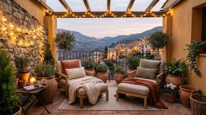 The Tactile Aesthetic Of Winter Terrace Balcony: Materials, Moods & Lighting Kelvin – Visual 17