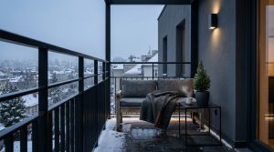 The Tactile Aesthetic Of Winter Terrace Balcony: Materials, Moods & Lighting Kelvin – Visual 6