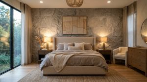 The Tactile Sanctuary: Curating Warm Minimalist Moods With Textured Stone Look Finishes And Ambient Light – Visual 12
