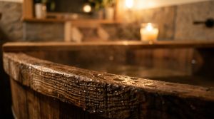The Tactile Spa: Curating Raw Textures And 2700K Lighting For Immersive Bathing – Visual 6