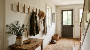 The Vertical Blueprint: Engineering Flow And Scale In Narrow Farmhouse Entryways
