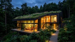 The Vertical Green Axis: Architecting The Ultimate Sage Green Villa For Biophilic Living – Visual 5