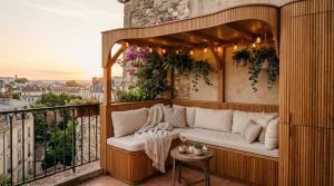 The Vertical Horizon: Architectural Patio Covers That Expand Small Balcony Volumes – Visual 10