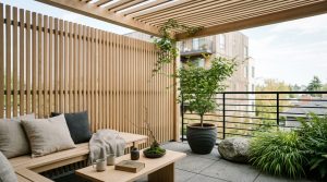 The Vertical Horizon: Architectural Patio Covers That Expand Small Balcony Volumes – Visual 6