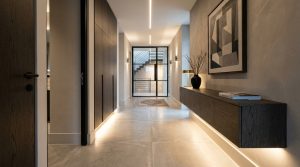 The Vertical Rhythm: Engineering A Floating Console And Hanger System For Narrow Hallways – Visual 10