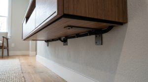 The Vertical Rhythm: Engineering A Floating Console And Hanger System For Narrow Hallways – Visual 24