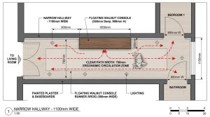 The Vertical Rhythm: Engineering A Floating Console And Hanger System For Narrow Hallways – Visual 31