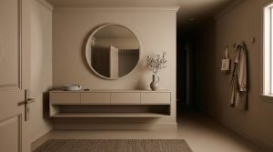 The Vertical Rhythm: Engineering A Floating Console And Hanger System For Narrow Hallways – Visual 34