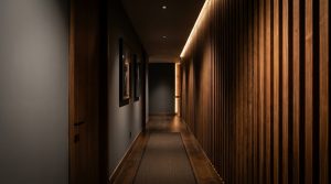 The Vertical Rhythm: Engineering A Floating Console And Hanger System For Narrow Hallways – Visual 4