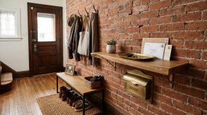 The Zero Footprint Entry: Ergonomic Storage And Slimline Styling For High Traffic Brick Hallways – Visual 16