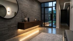The Zero Footprint Entry: Ergonomic Storage And Slimline Styling For High Traffic Brick Hallways – Visual 23