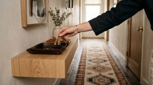 The Zero Gravity Entryway: Mastering Spatial Proportions With Architectural Floating Consoles – Visual 5