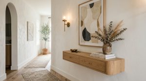 The Zero Gravity Entryway: Mastering Spatial Proportions With Architectural Floating Consoles – Visual 7