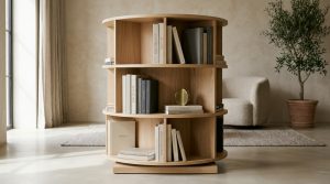 The Zero Square Foot Library: How The Viral Rotating Bookshelf Solves The Urban Apartment’s Greatest Ergonomic Crisis – Visual 6