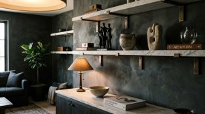 Triangle Method Shelf Styling: The Architectural Blueprint & Spatial Flow Guide – Visual 6