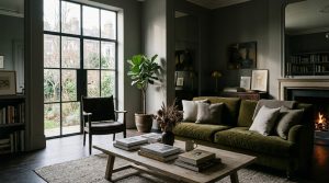 Verdant Shadows & Tactile Depth: Designing A Moody Biophilic Sanctuary Using Camouflage Tones – Visual 3