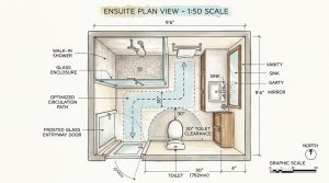 Virtual Bathroom Designer: The Architectural Blueprint & Spatial Flow Guide – Visual 6